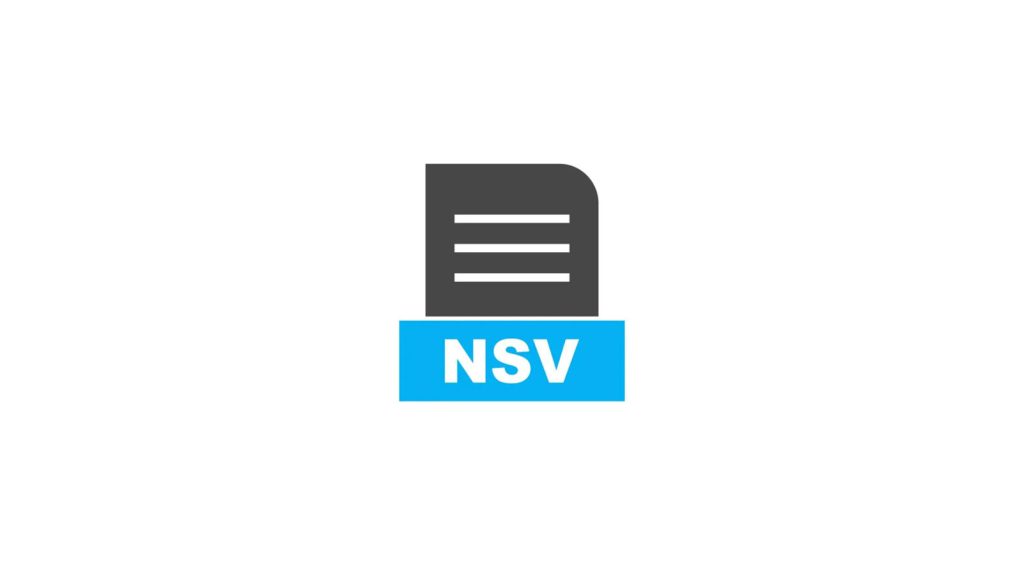 What is NSV File?​​