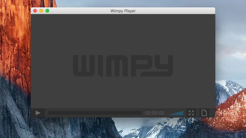 Wimpy Player Playing FLV on Mac - Wimpy Player