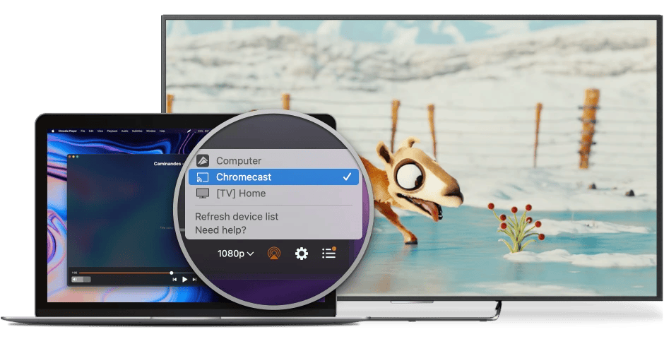 Elmedia Player Stream from Mac to TV using Elmedia Player