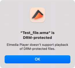 DRM-protected file