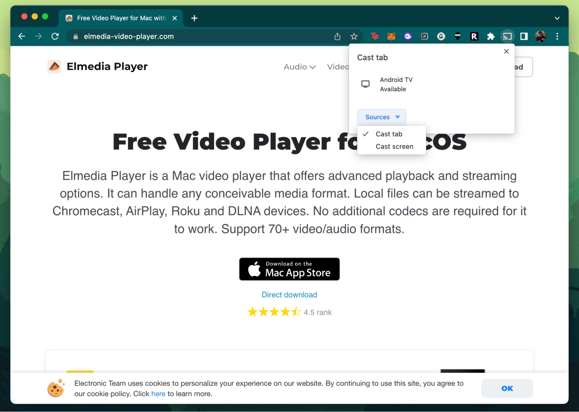 Sources dans Google Chrome