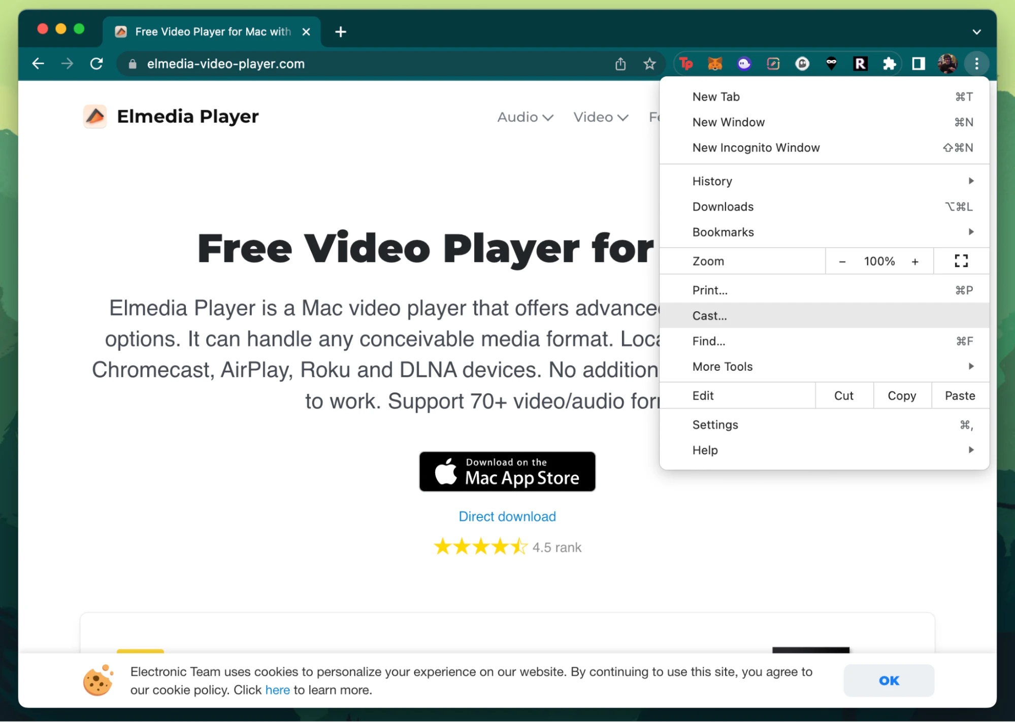 Navigateur Google Chrome
