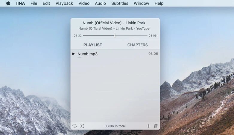IINA Player IINA Mac mp3 player