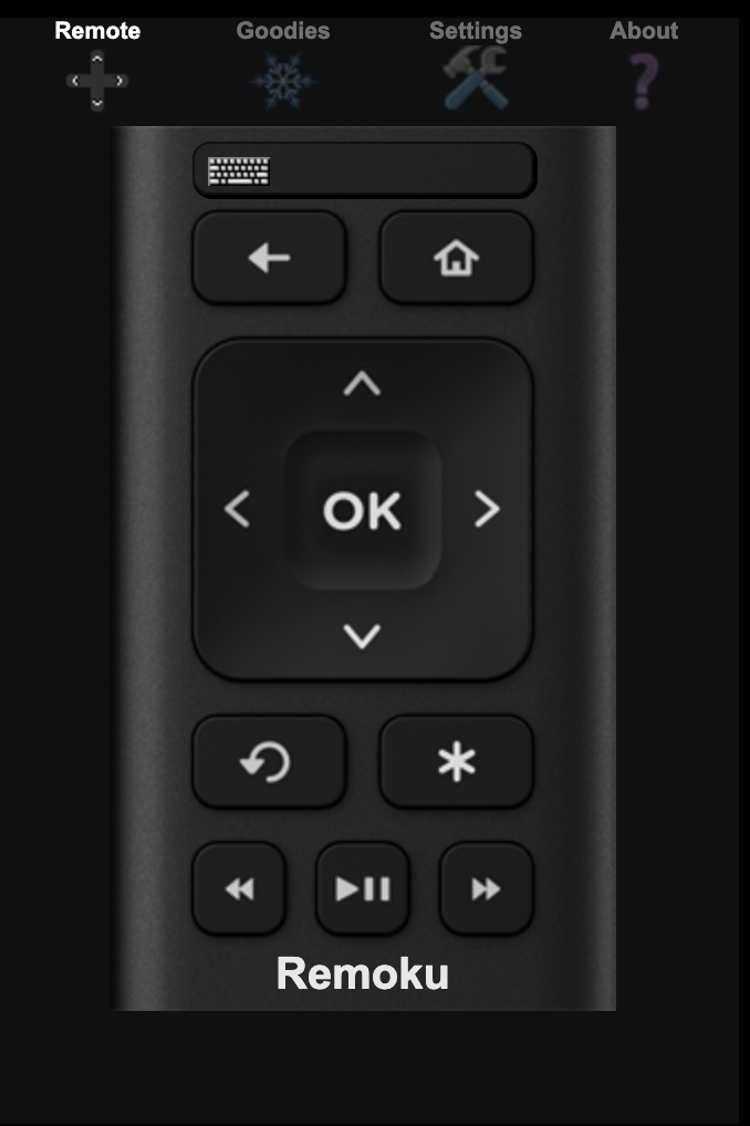 The Roku Remote