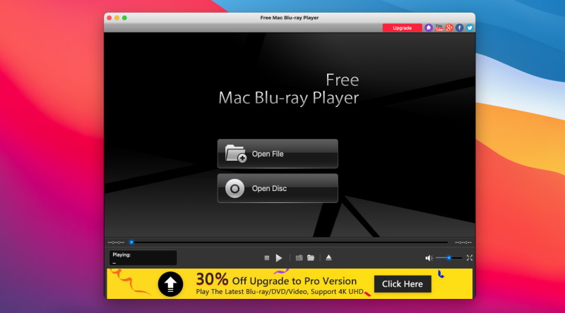 Open and play MPEG file Aiseesoft Blu-ray Player - a free media player for Mac