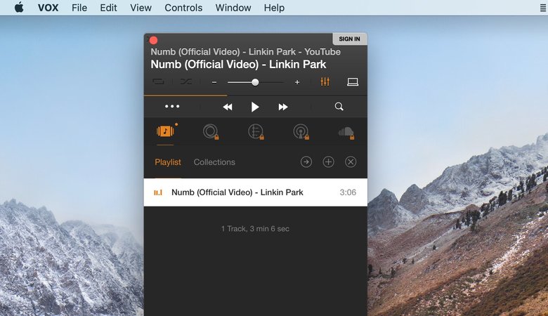 os x music player lightweight