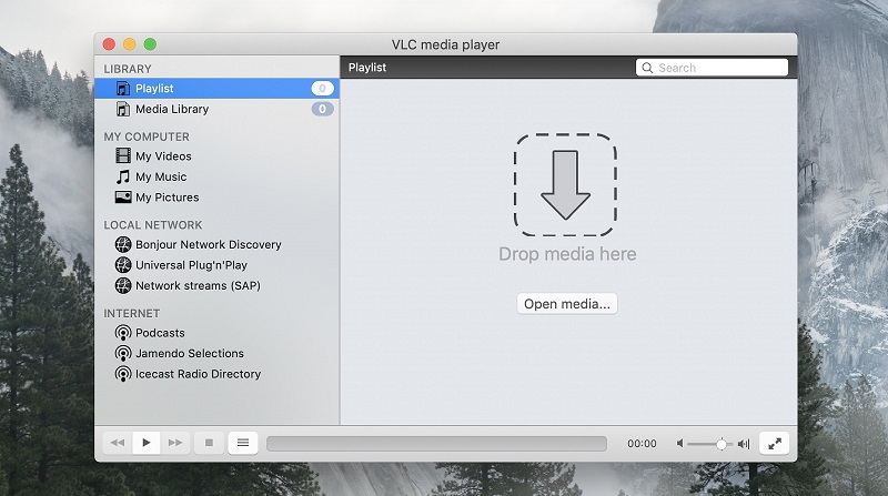 VLC Music Player Interface Mac Music Player VLC