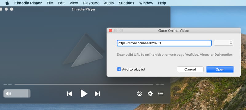 Mac RealPlayer alternative - Elmedia