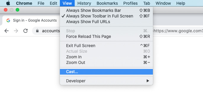 How to cast to Chromecast with Google Chrome