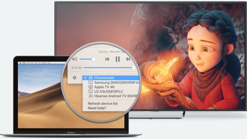 Stream from Mac to Chromecast with JustStream