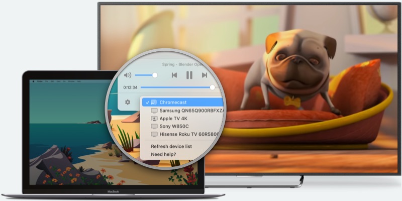 Stream Mac to TV using JustStream