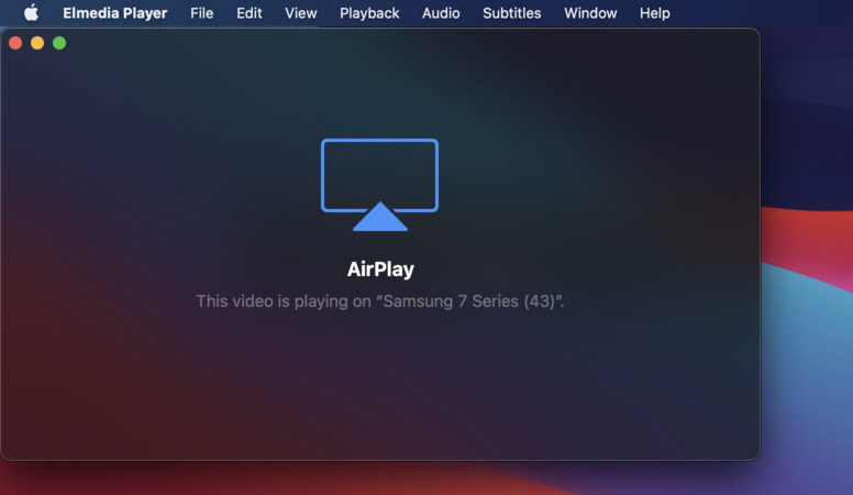 Stream to Samsung TV using AirPlay