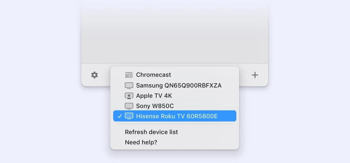 Click on the screen sharing icon