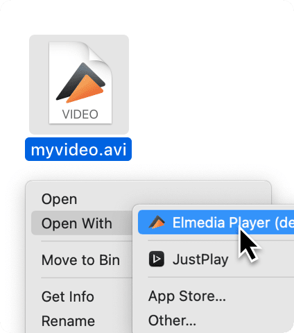 Free Video Player for Mac - Elmedia Player by Electronic Team, Inc