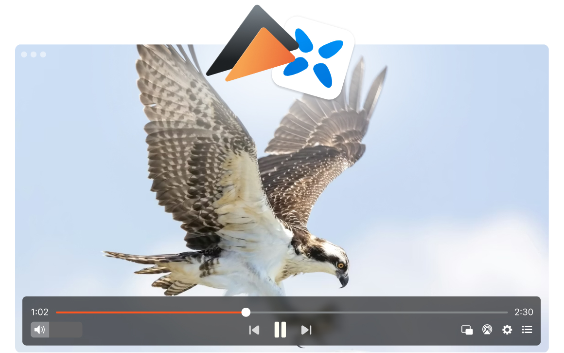 macOSでプレイリスト付きのElmedia Xvidプレーヤー