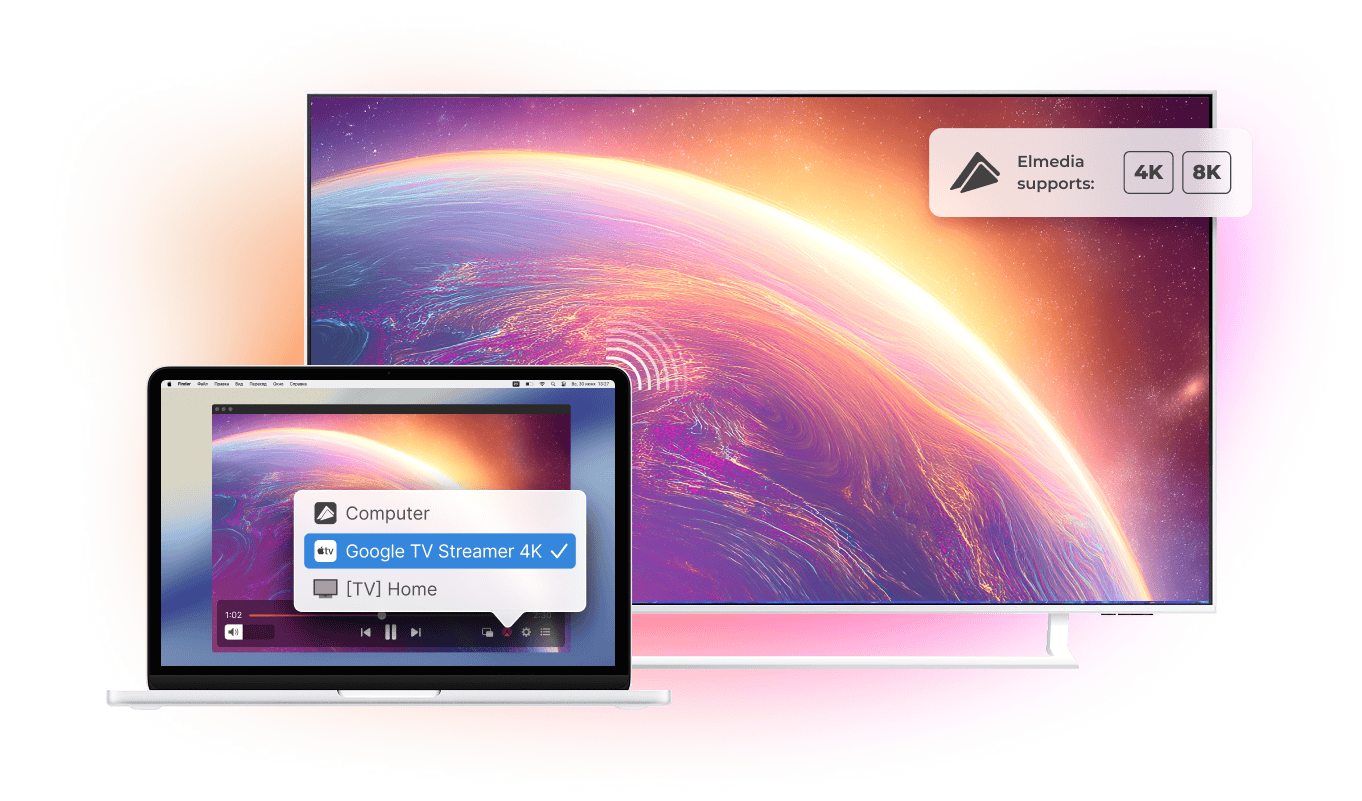 Stream video from Mac to Chromecast