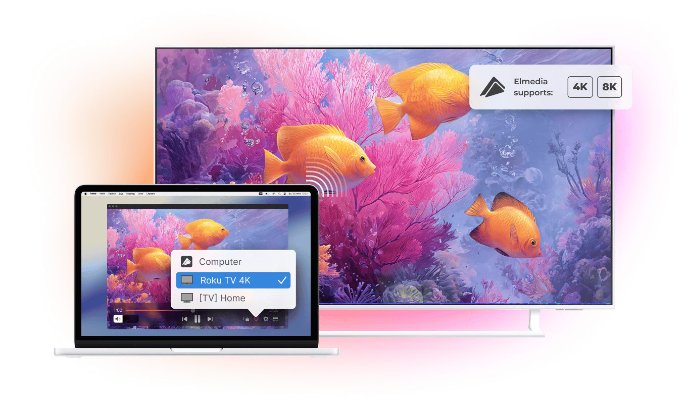 Stream video from Mac to Roku