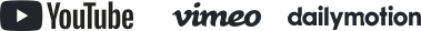 Stream online videos sans ads Online videos logo