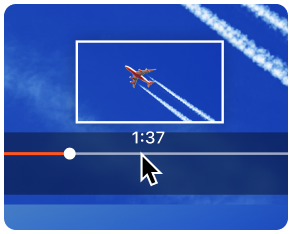 Timeline preview thumbnails in Elmedia Video Player
