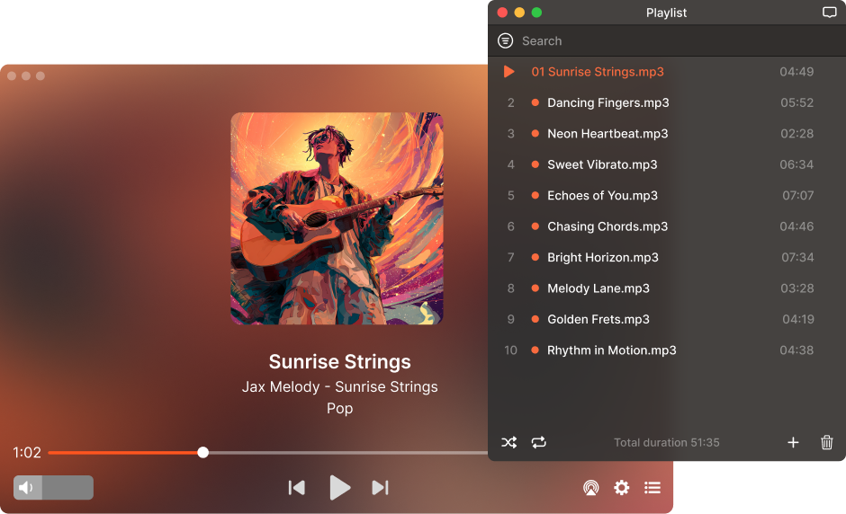 Movie Player Mac Application